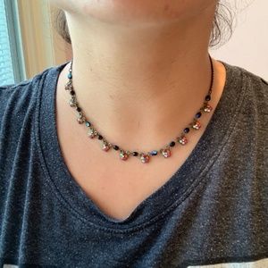 Michal Negrin Multi-Color Choker Necklace